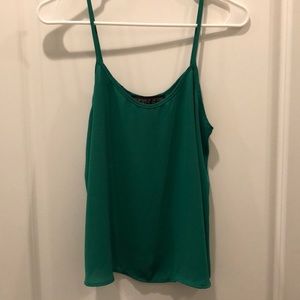 TOPSHOP Emerald Green Tank Top